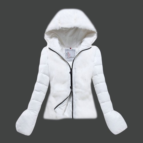2017 Moncler Pelliccia Donna Bianco Milano