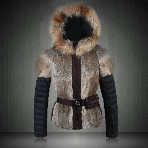 2017 Moncler Pelliccia Donna Bianco Nero Outlet Venezia