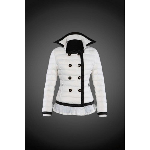 2017 Outlet Piumini Moncler Donna Bianco Sito Italia