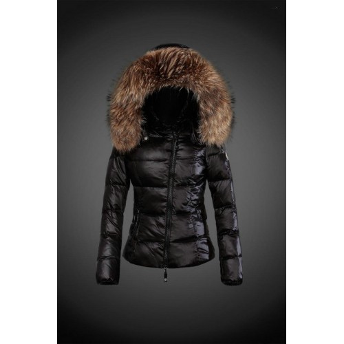 2017 Outlet Piumini Moncler Donna Nero Bologna Outlet