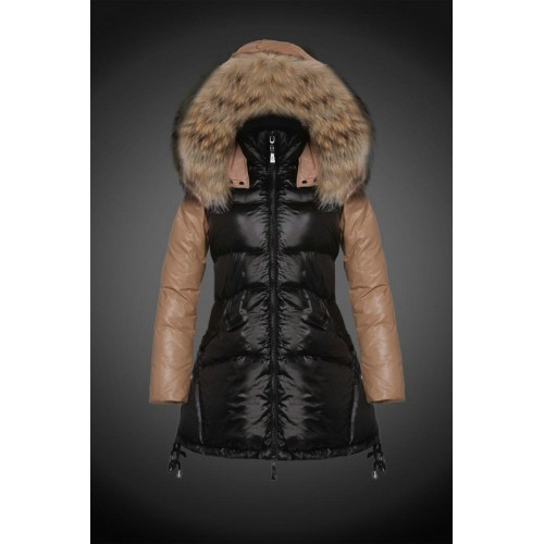 2017 Outlet Piumini Moncler Donna Nero Outlet Italia