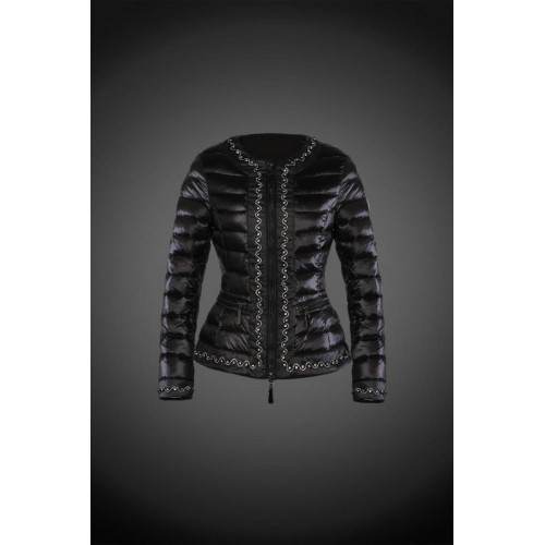 2017 Outlet Piumini Moncler Donna Nero Scontati
