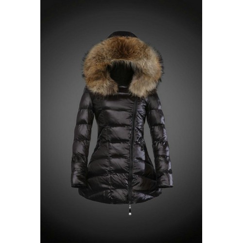 2017 Outlet Piumini Moncler Donna Nero Shop Online