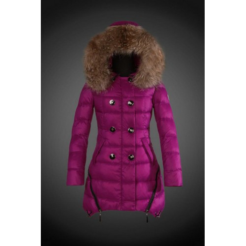 2017 Outlet Piumini Moncler Donna Porpora Negozi Milano