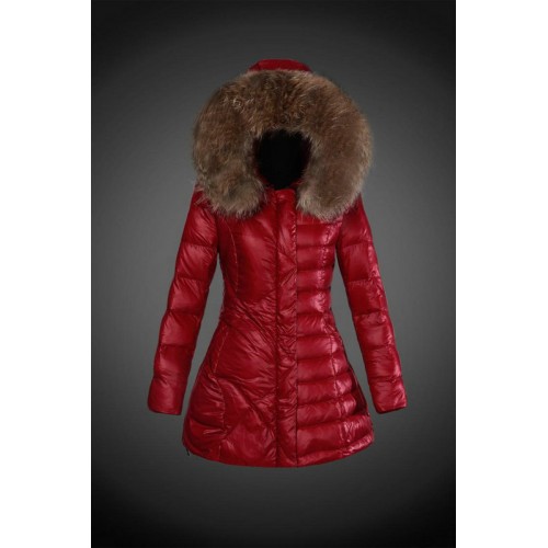 2017 Outlet Piumini Moncler Donna Rosso Italia