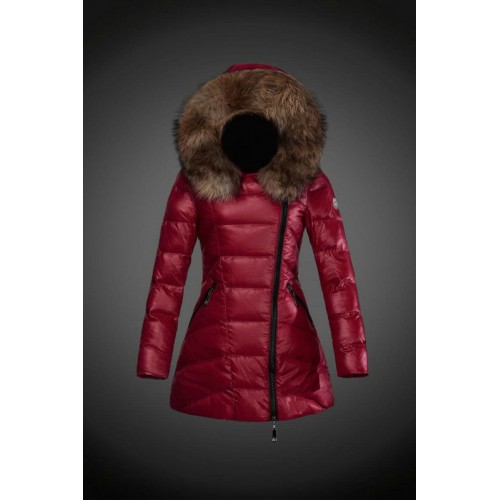 2017 Outlet Piumini Moncler Donna Rosso Originali Online