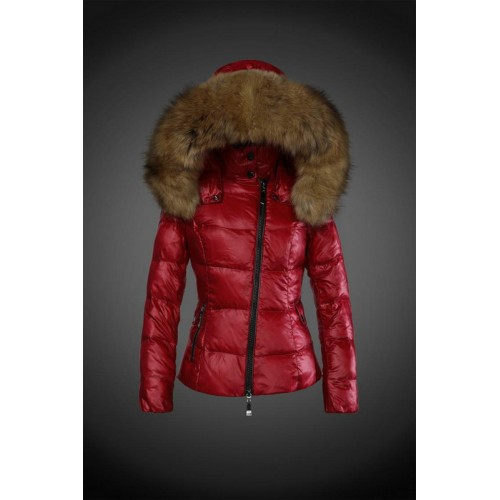 2017 Outlet Piumini Moncler Donna Rosso Scontati Originali