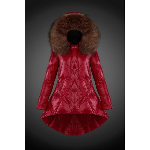 2017 Outlet Piumini Moncler Donna Rosso Sito Ufficiale