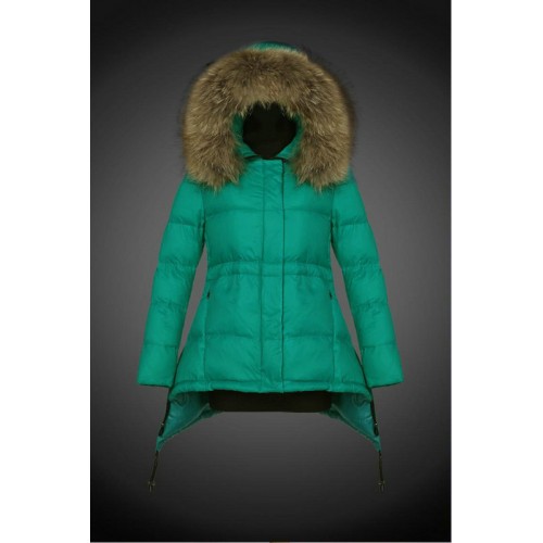 2017 Outlet Piumini Moncler Donna Verde Negozi Italia