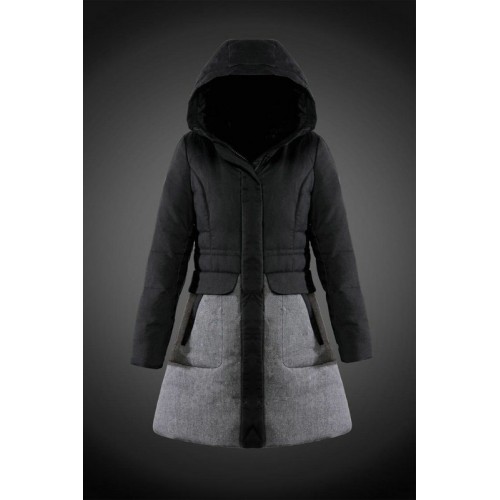 2017 Outlet Piumini Moncler Lungo Donna Nero E Grigio Sito Italiano 2017 Outlet Piumini Moncler Lungo Donna Nero E Grigio Sito Italiano