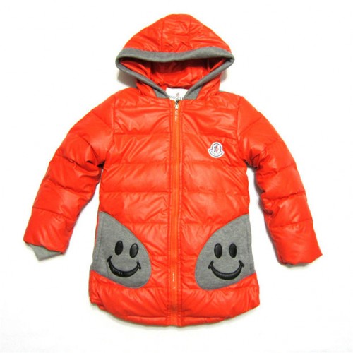 2017 Piumini Moncler Bambini Arancione Outlet Pizza