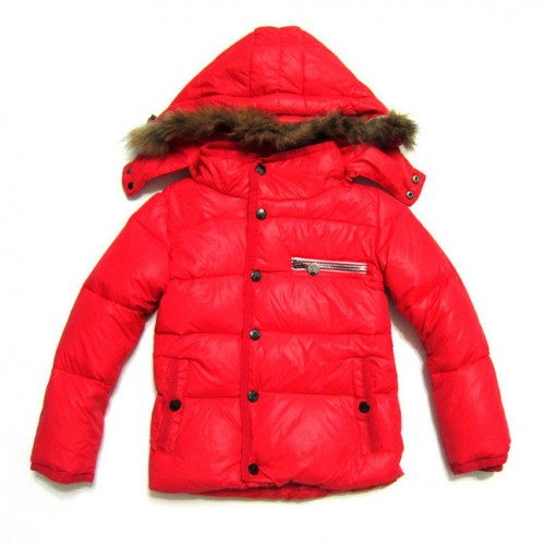 2017 Piumini Moncler Bambini Rosso Vendita On Line