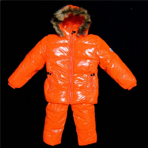 2017 Piumini Moncler Bambini Set Arancione Toscana