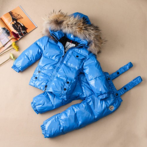 2017 Piumini Moncler Bambini Set Azzurro Sito Italia