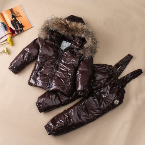 2017 Piumini Moncler Bambini Set Cioccolato Stili Delicati