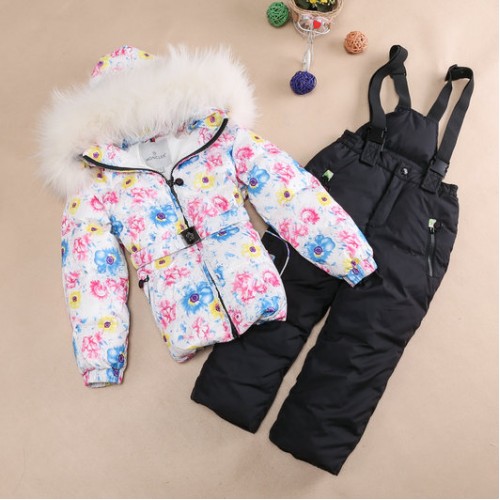 2017 Piumini Moncler Bambini Set Fiori Online Shop Italia