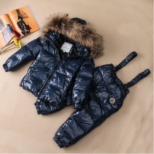 2017 Piumini Moncler Bambini Set Navy Prezzo All'Ingrosso