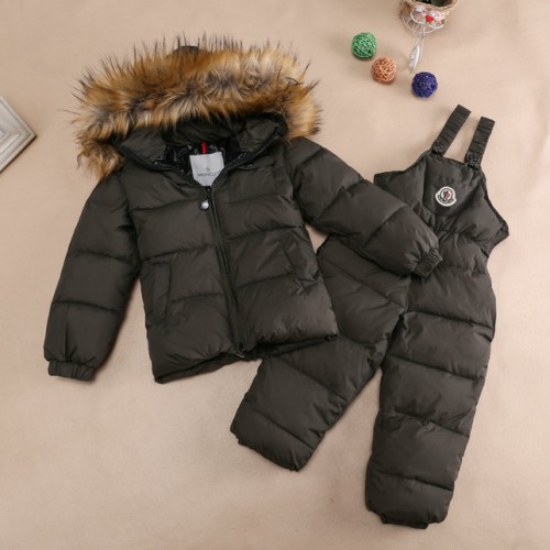 2017 Piumini Moncler Bambini Set Nero Negozio Roma