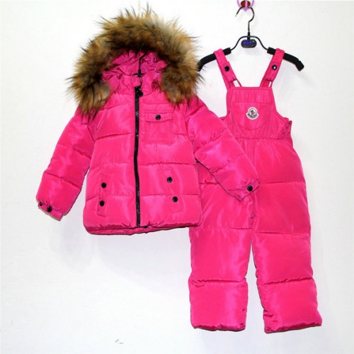 2017 Piumini Moncler Bambini Set Rosa A Poco Prezzo