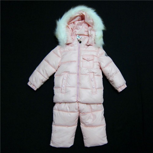 2017 Piumini Moncler Bambini Set Rosa Sito Ufficiale Italiano