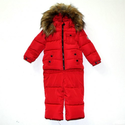 2017 Piumini Moncler Bambini Set Rosso Sito Italia