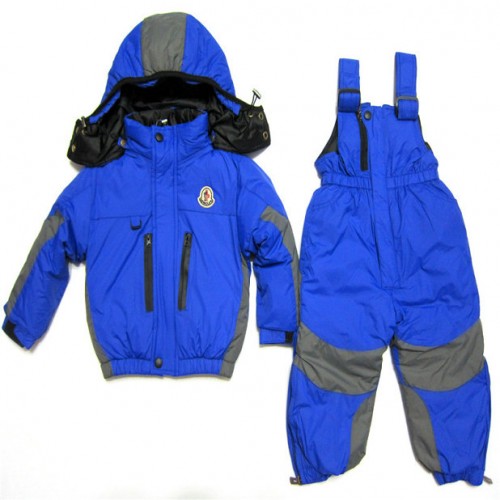 2017 Piumini Moncler Bambini Set Zaffiro Più Grande Sconto