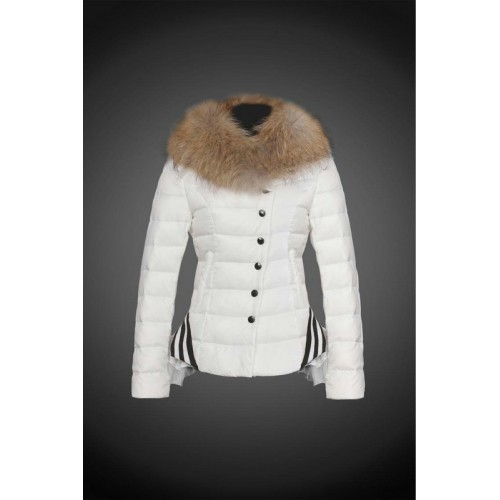 2017 Piumini Moncler Donna Bianco Online Scontati