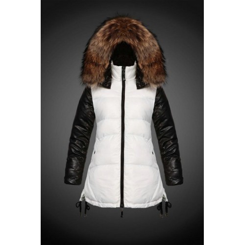 2017 Piumini Moncler Donna Bianco Prezzi