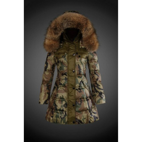 2017 Piumini Moncler Donna Camouflage Firenze