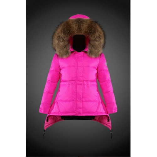 2017 Piumini Moncler Donna Fuxia Outlet Bologna
