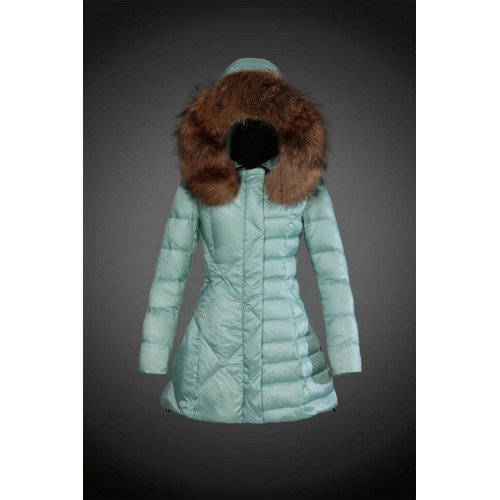2017 Piumini Moncler Donna Mint Verde Autentico Online