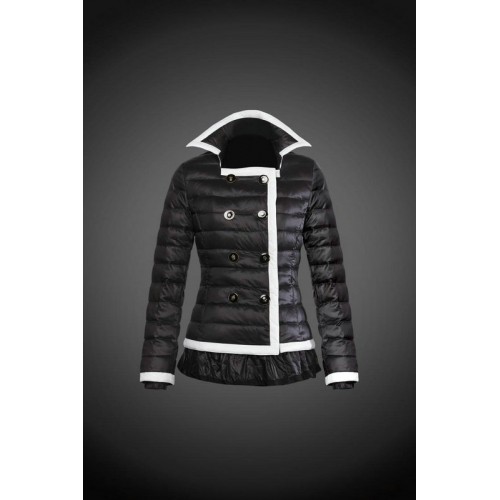 2017 Piumini Moncler Donna Nero Outlet Milano