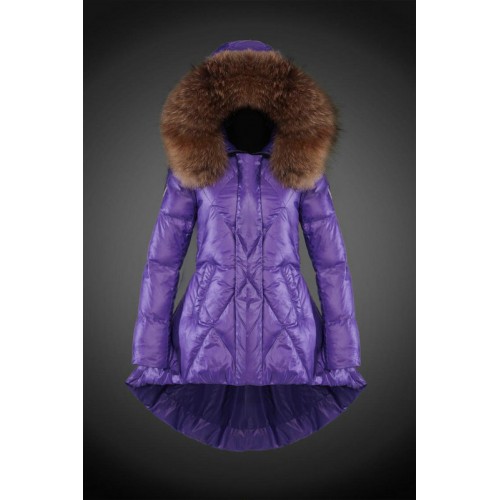 2017 Piumini Moncler Donna Porpora Negozio Roma