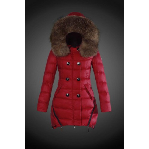 2017 Piumini Moncler Donna Rosso Nuovo Arrivo