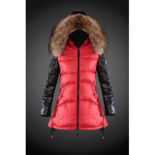 2017 Piumini Moncler Donna Rosso Più Recenti