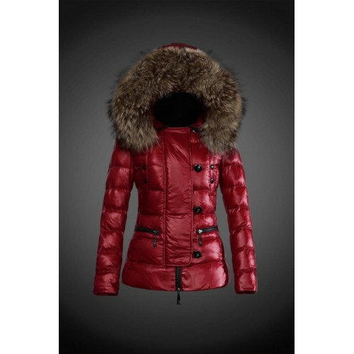 2017 Piumini Moncler Donna Rosso Vendita A Buon Mercato
