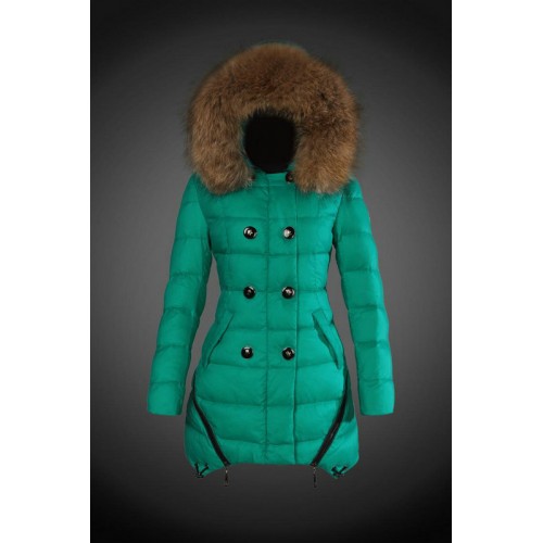 2017 Piumini Moncler Donna Verde Sconto Prezzo