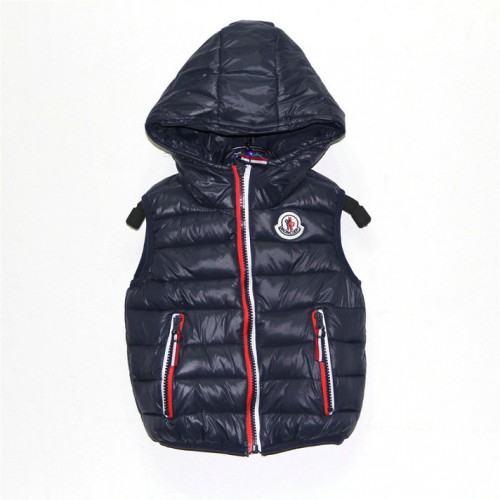 2017 Piumini Moncler Gilet Bambini Navy Prezzo Di Fabbrica