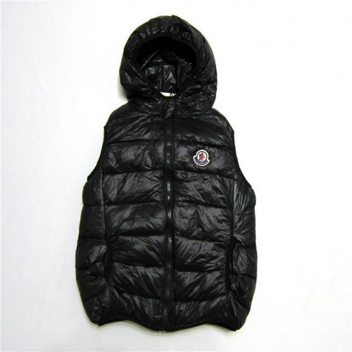 2017 Piumini Moncler Gilet Bambini Nero Grandi Offerte