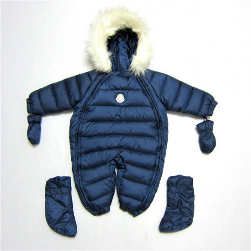 2017 Piumini Moncler Infante Set Blu Outlet Milano