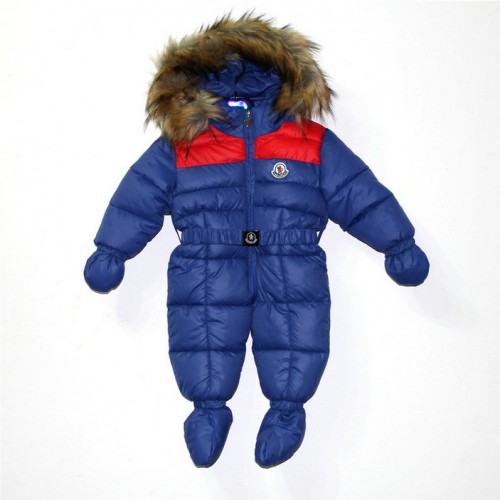 2017 Piumini Moncler Infante Set Blu Spaccio