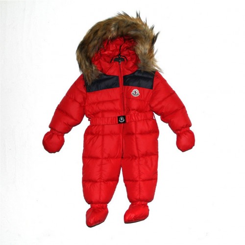 2017 Piumini Moncler Infante Set Rosso Sito Ufficiale Italiano
