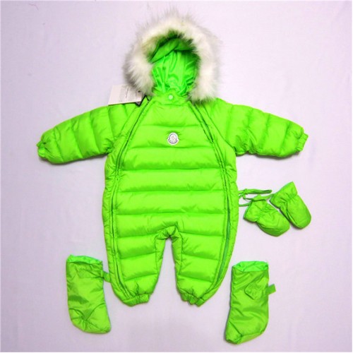 2017 Piumini Moncler Infante Set Verde A Basso Prezzo