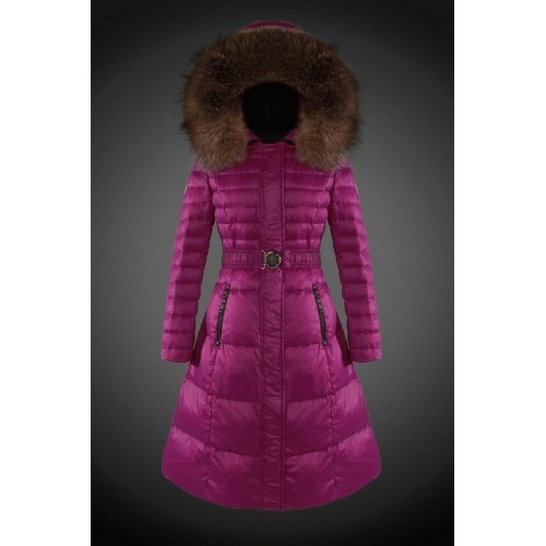 2017 Piumini Moncler Lungo Donna Porpora Outlet Verona