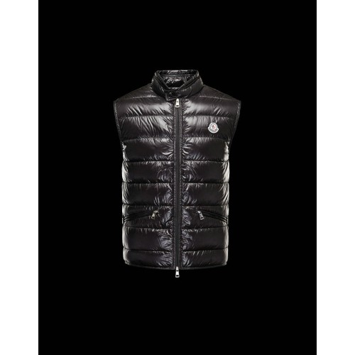 Gilet Moncler Uomo Gui Nero Prezzo All'Ingrosso