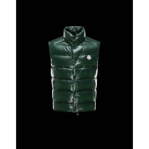 Gilet Moncler Uomo Tib Verde Scontati