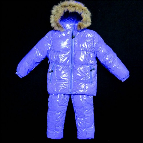 Nuovo Stile 2017 Piumini Moncler Bambini Set Viola