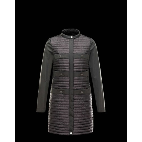 Online Piumini Moncler Nuovo Moncler Focault Donna Grigio