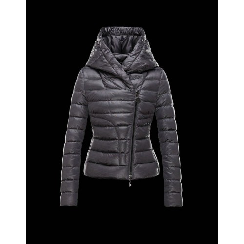Outlet Piumini Moncler Nuovo Moncler Gaube Donna Grigio Scuro