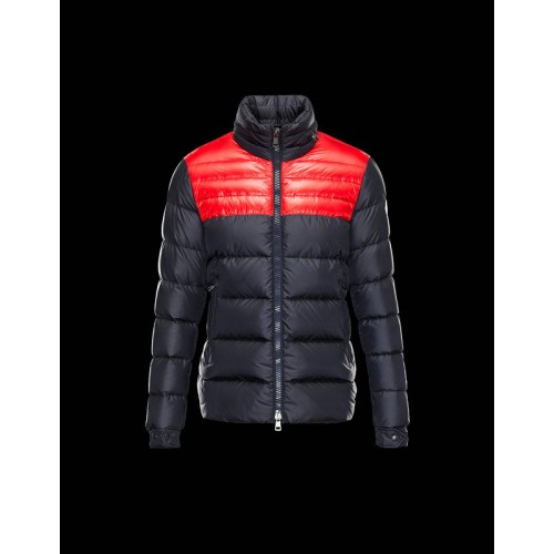 Piumini Moncler Dinant Uomo Navy/Rosso Prezzi Milano